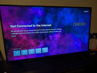 40" Vizio Smart TV - Excellent Condition with Built-in Apps