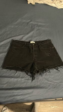 black shorts