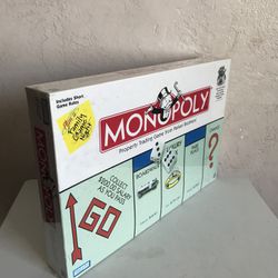 1999 Monopoly Parker Brothers Edition Sealed In Plastic New 