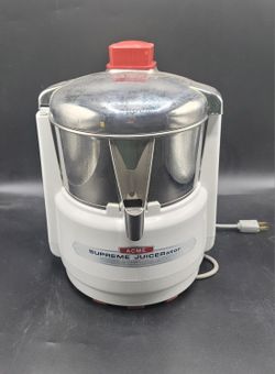ACME Supreme JUICERator Model 6001 Stainless Heavy Duty USA Tested & Works