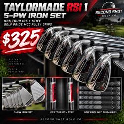 🔥 TAYLORMADE RSi 1 IRON SET — KBS TOUR STIFF 🔥