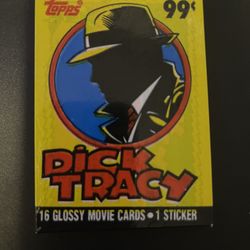 Dick Tracey Trading Cards - Sealed Pack - 1990