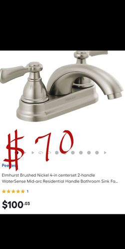 Faucet shower sink toilet