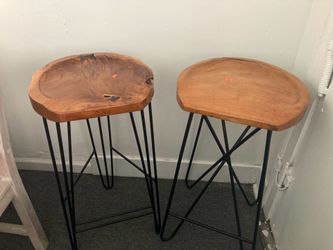 Wood barstools