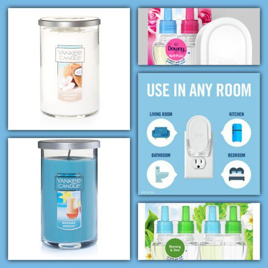 Home Refresh Bundle Yankee Candles Febreze Oil Scents