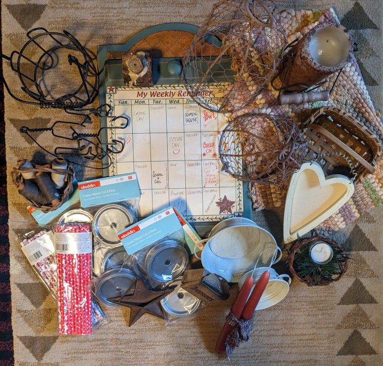 Country, Primitive, Rustic Items