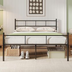 Queen Size Bed Frame 14" (New)
