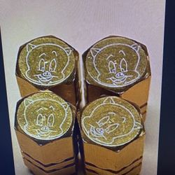 Porky pig tire valve stem caps For pack