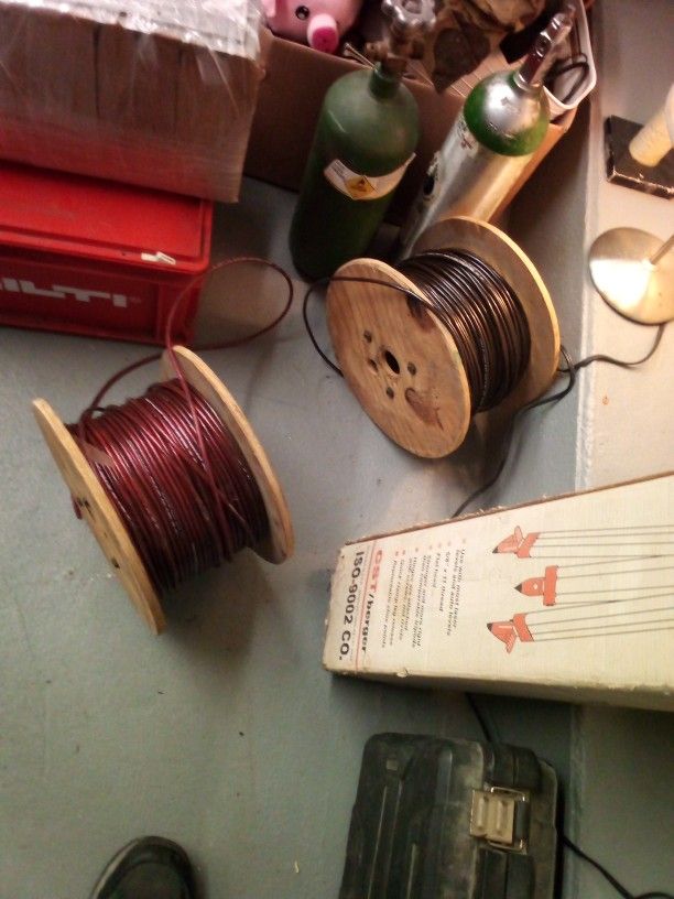Two Spools Of Vampire Wire