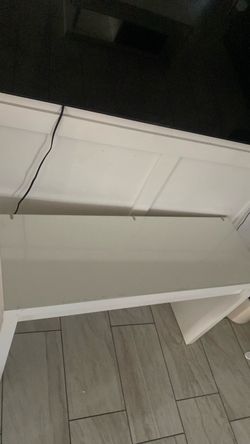 White vanity