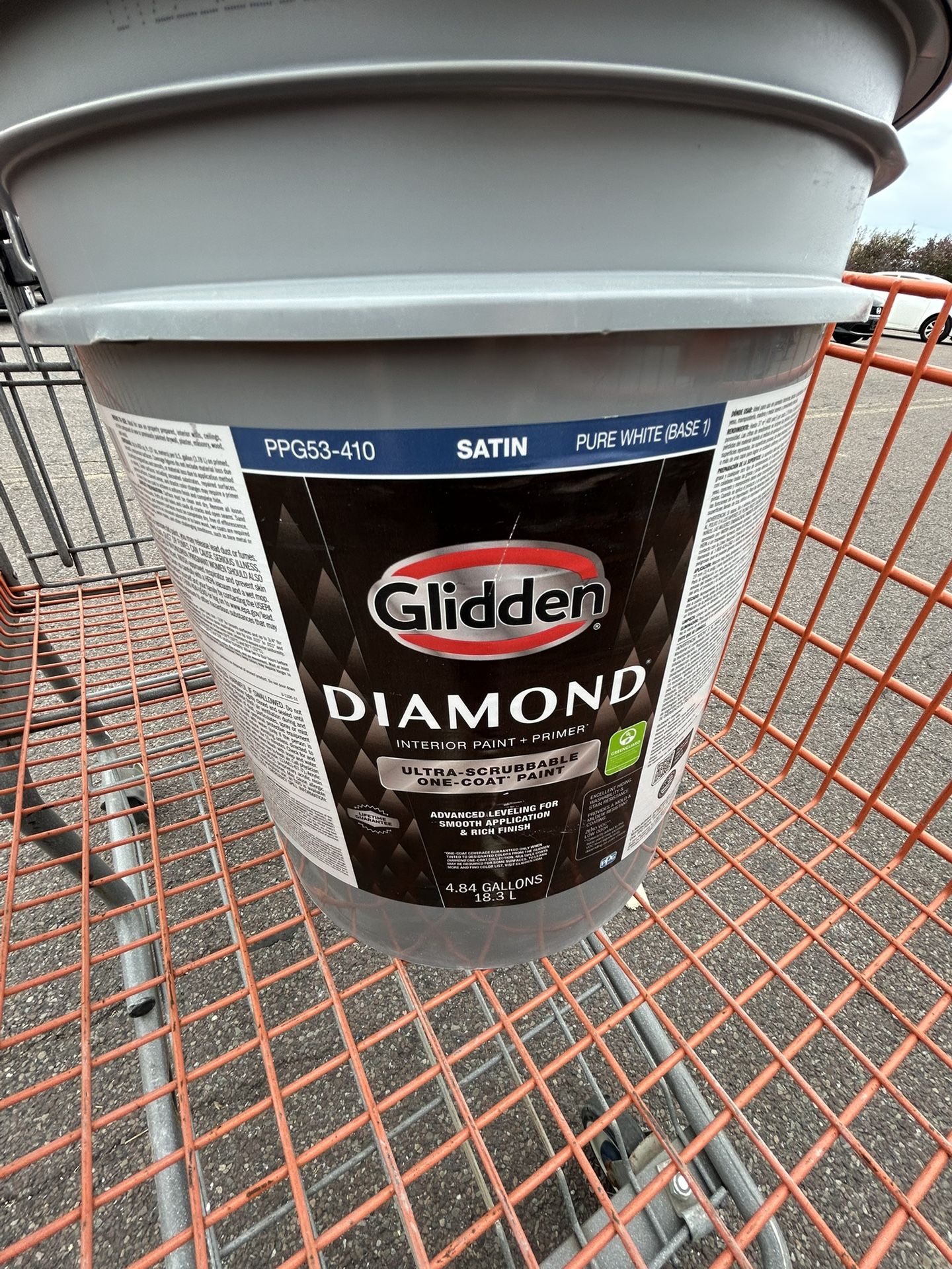 New 5 Gallons Paint (grey Color)