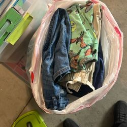 Bag Of Kids Clothes Size 5