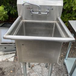 Regency Commercial Sink Stainless Steel 