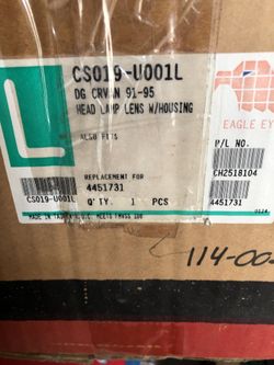 91-95 dodge caravan headlight