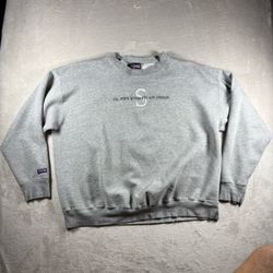 Vintage Cal state Los Angeles JanSports Men’s 2XL Gray Sweater Distressed #3233