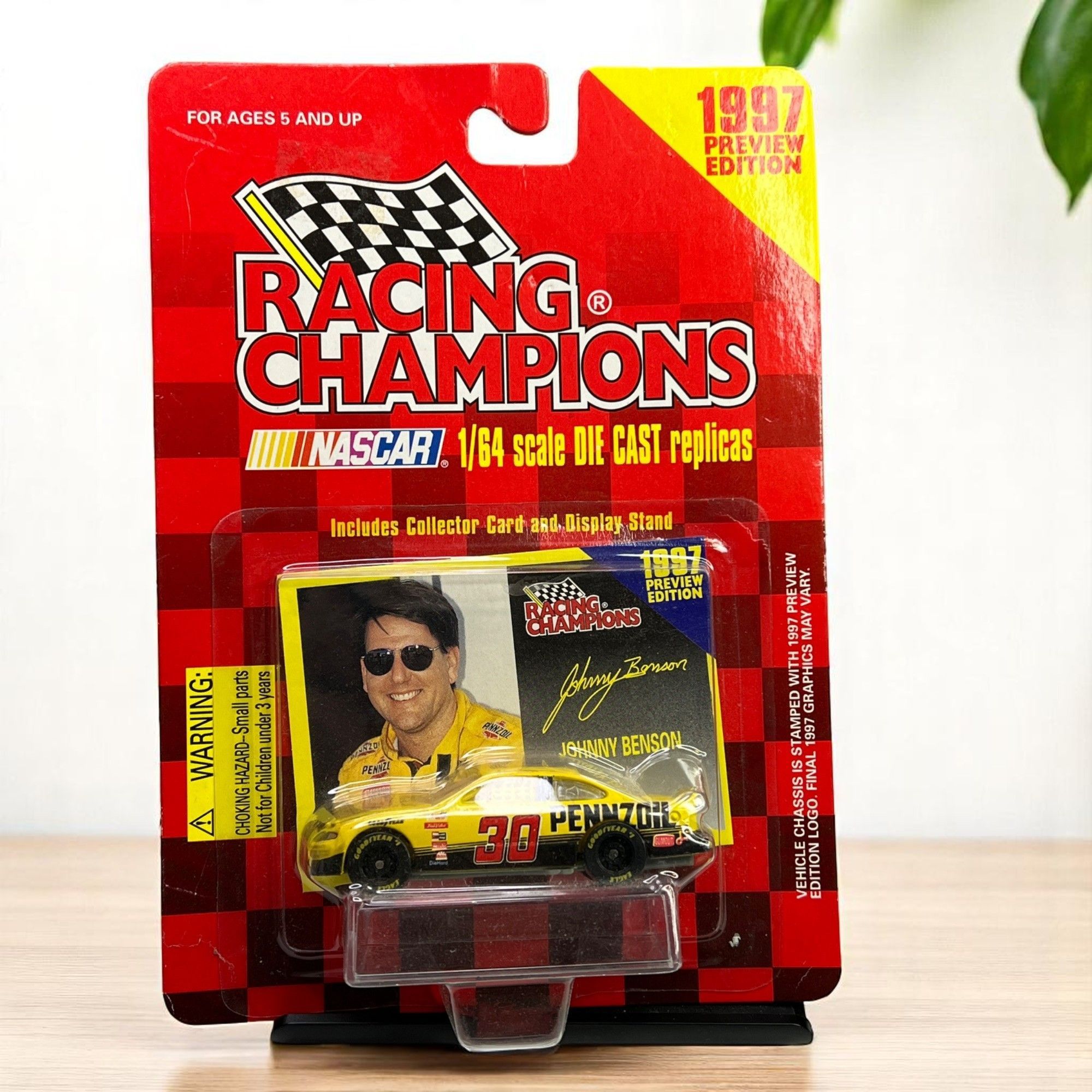 1997 NASCAR Racing Champions #30 Johnny Benson Pennzoil 1/64 Diecast