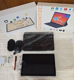 Tablet with Wireless Keyboard  /Tablet con Teclado Inalámbrico