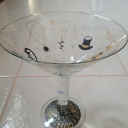 Extra Large Martini Glass signed Vikki99 by Smithereens