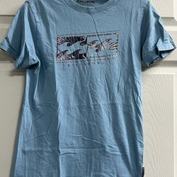 Billabong Boys Blue T-shirt - Size 14 - GUC