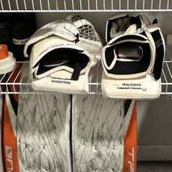 Felix Sandstrom NHL Debut Goalie Gear set