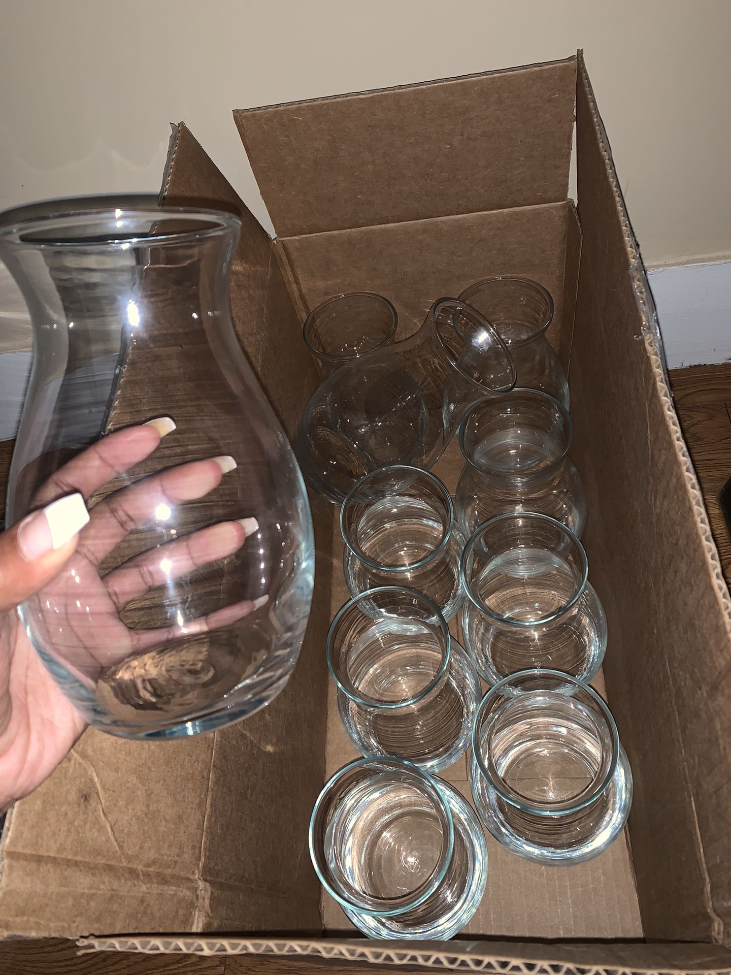 Vases $2 Each -8 Available