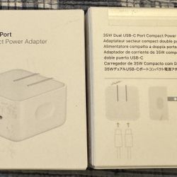 Apple 35 Watt Dual USB-C Power Adapter (Brand New)