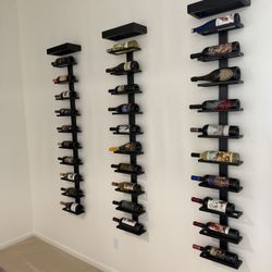 Custom Built Luxury Wall Wine Rack