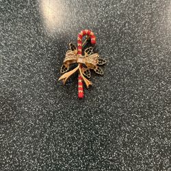Candy Cane Brooch
