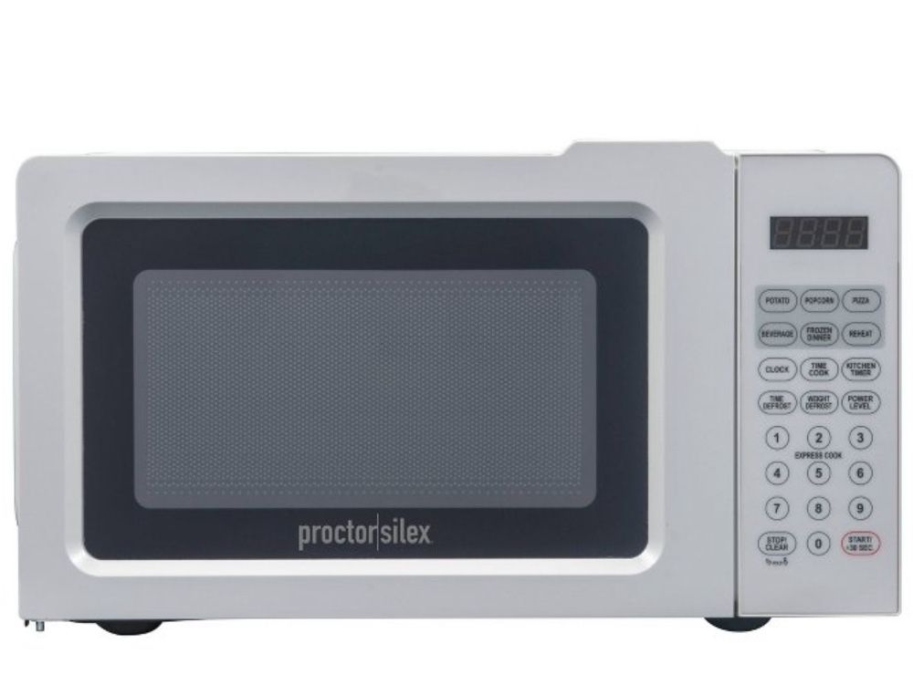 White Microwave 