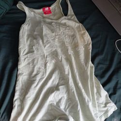 New balance athletic light green small tank top