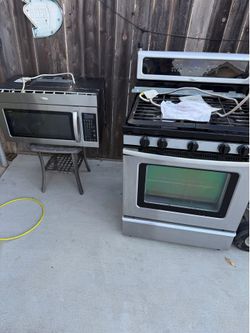 Stove and microwave