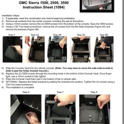 CONSOLE VAULT 2019+ CHEVY SILVERADO/GMC 