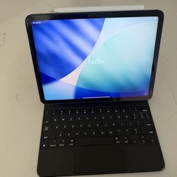 11” iPad Air 4th Cellular Gen 64G + Apple Pencil And Apple Magic Keyboard