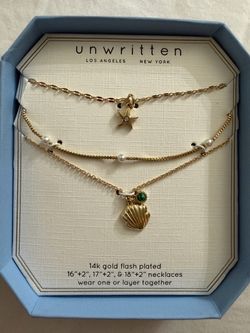 Gold plated necklace
