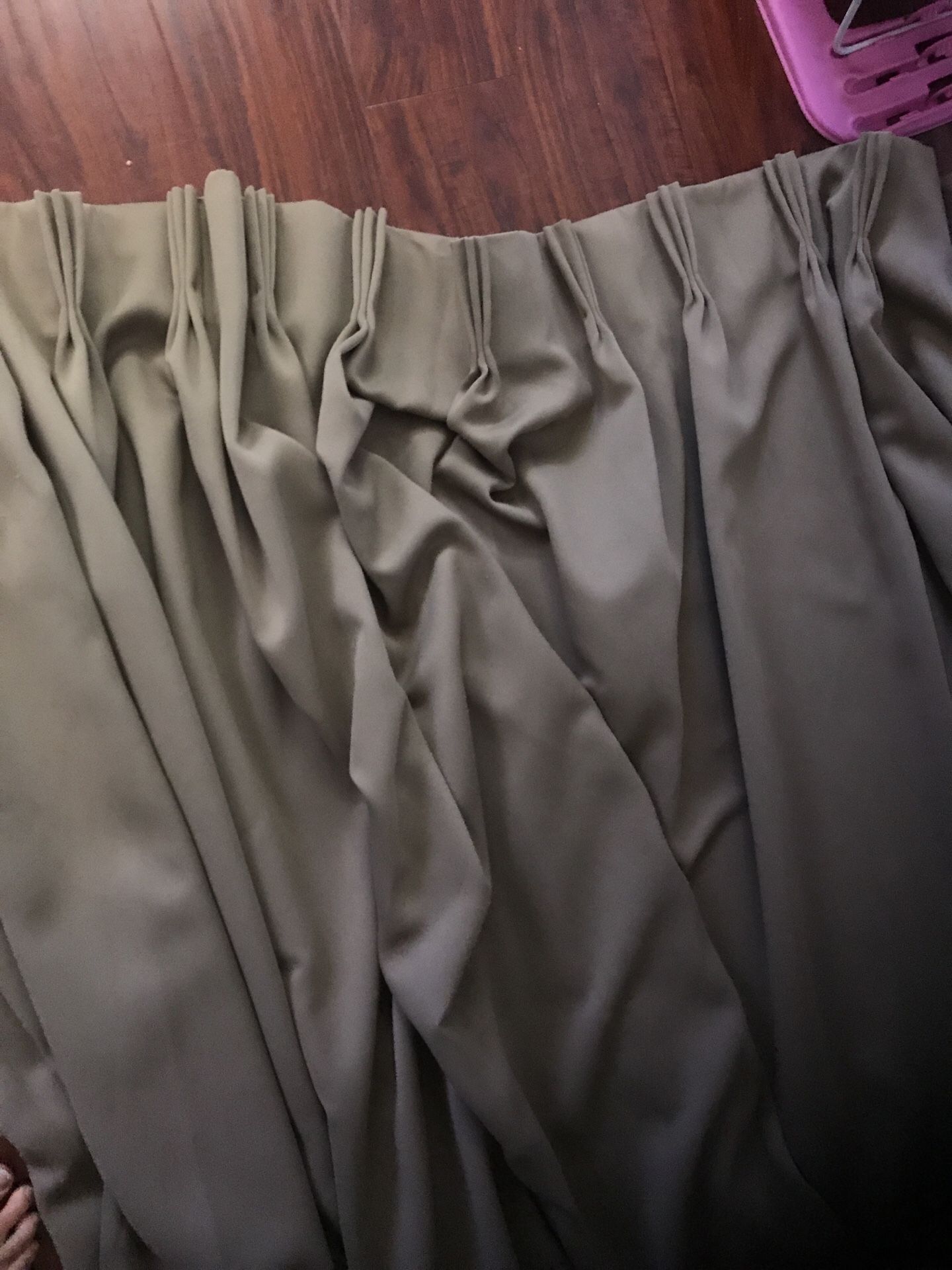 Hotel quality- from a hotel- pleated black out curtains