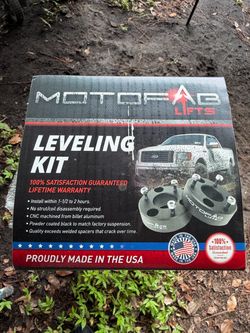 MotoFab 2.50-Inch Front Leveling Kit (07-26 Sierra 1500, Excluding 14-26 AT4 & Denali) Item #: S506085
