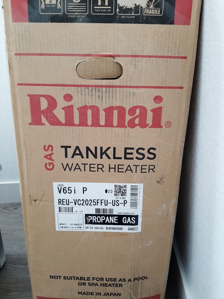 Rinnai Propane Tankless Water Heater