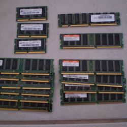 Assorted Macintosh iMac, eMac, PowerMac G3 and G4 RAM Chips - 33 Total 
