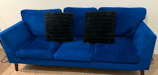 Blue royal couches set
