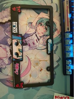 Hatsune Miku - Goodsmile racing Miku 2026 ver. License plate frame.