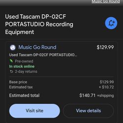 Tascam DP-02CF 