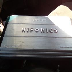 Zeus Hifonics 2400 Watt Amplifier Zxx-2400.1 D