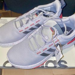 Adidas - "Racer TR21-K's" - Light Gray/Red/Charcoal/Black - Women's 6.5 - Brand New/Deadstock 