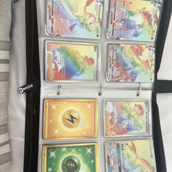Mini Pokemon Collection Binder. Rainbow Rares, Alt Arts, Full Arts And More 