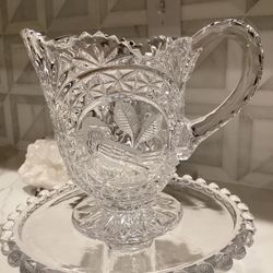 24 Oz Pitcher The Byrdes Collection by HOFBAUER 5.78”T x 5.5”W  made in Germany (see other items I have listed in this collection separate separately)