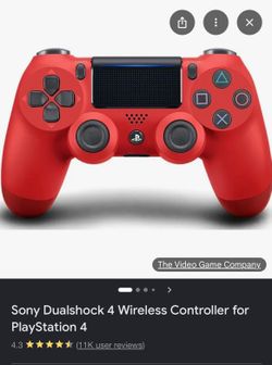 PS4 Red controller