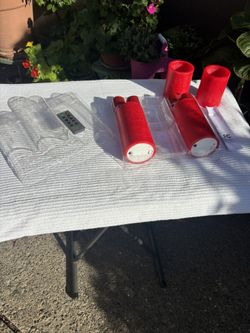 Candles 8 LED Red Battery Operated (NEW)