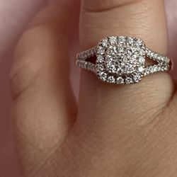 14K Diamond Ring