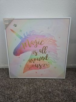 Wall art unicorn