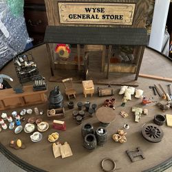 General Store Miniature Model Antique Hand Made 1-of-kind!